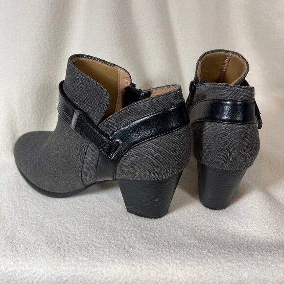 Abella True Comfort Women's 8.5 Grey Ankle Boot - Picture 5 of 11